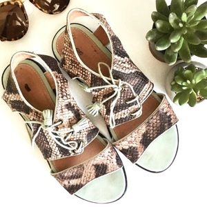 ASK FOR AVAIL 📪  SCHULER & SONS  ANTHRO Tassel sandals